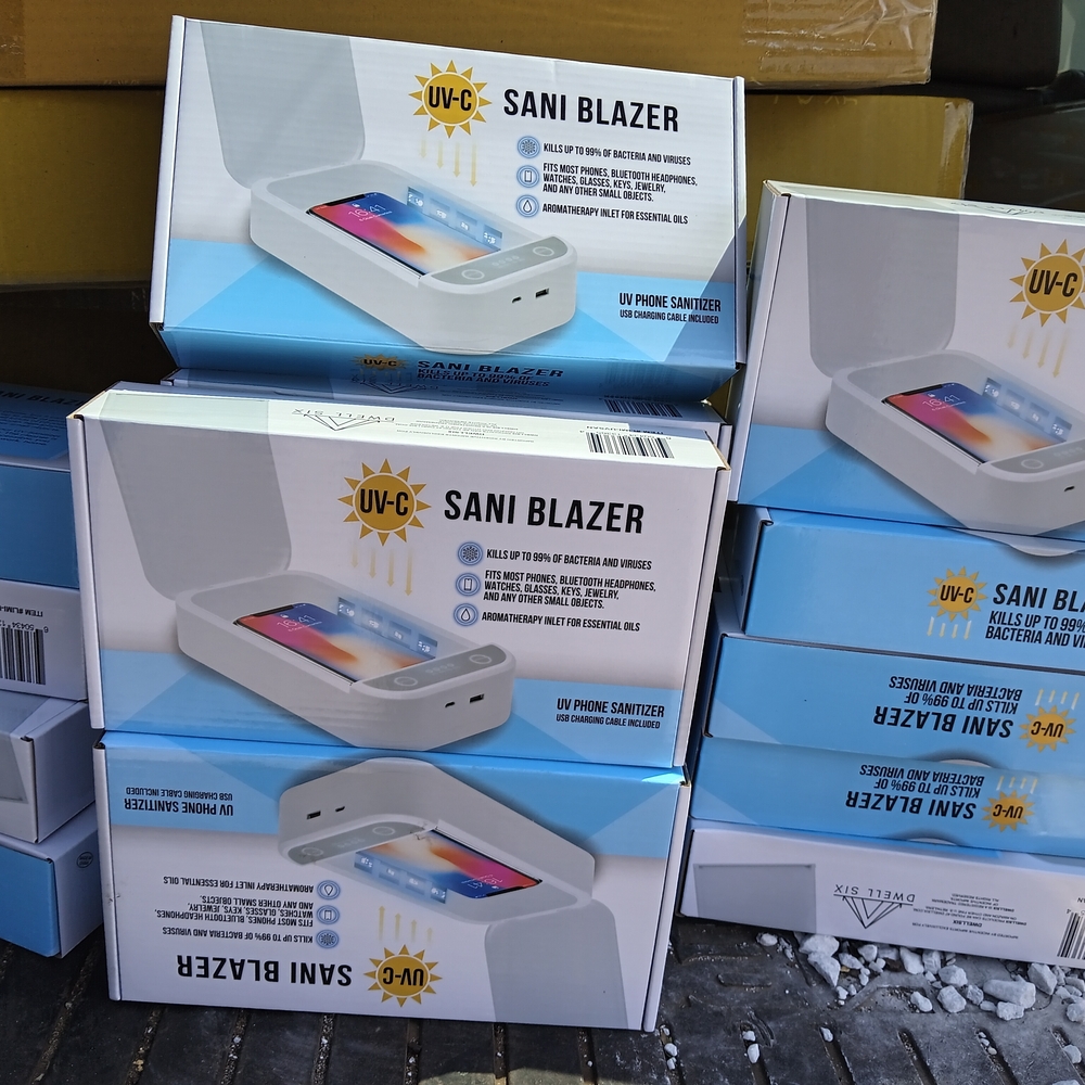 2 White UV Phone Sanitizer